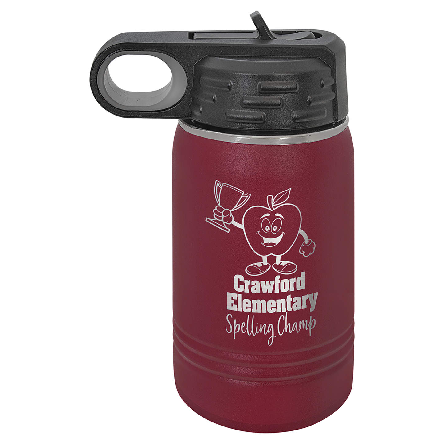 Polar Camel 12 oz Water Bottle - Beacon Laser Creations LLC