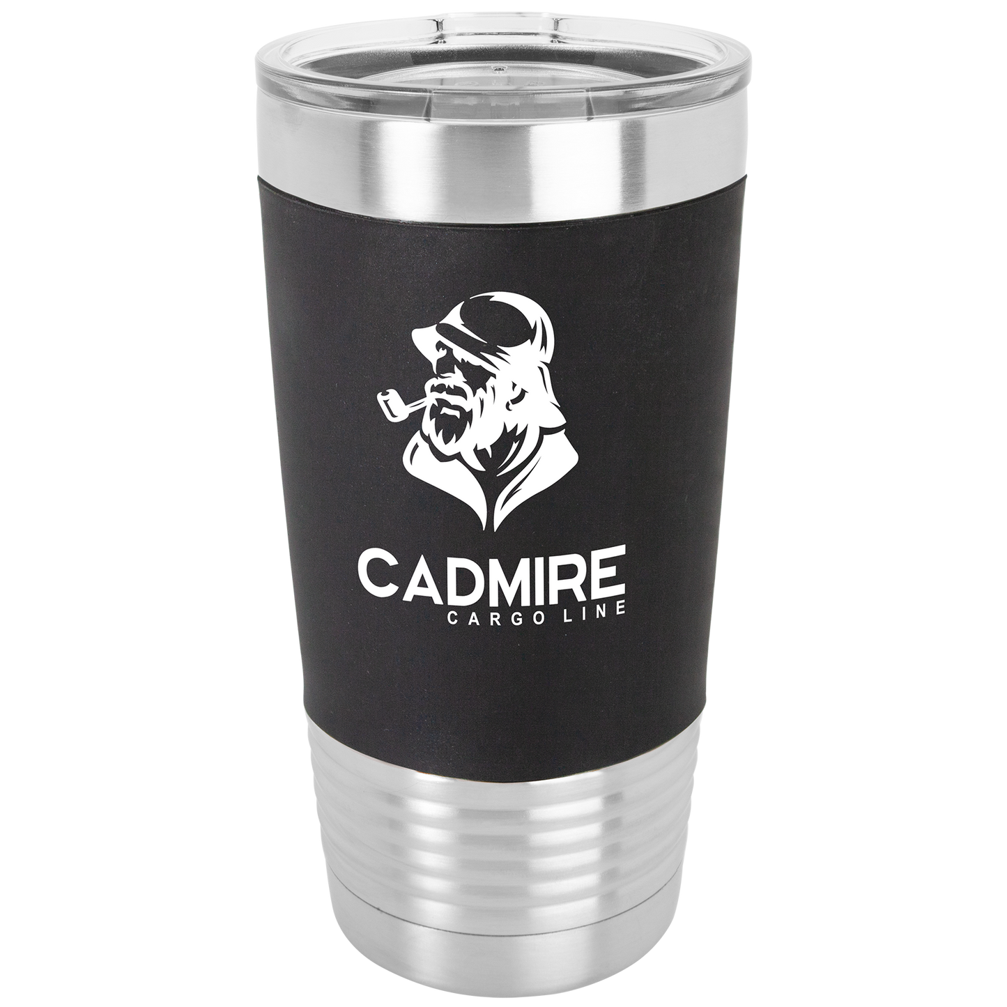 Polar Camel 20 oz tumbler with Silicone Grip and Clear Lid - Beacon Laser Creations LLC