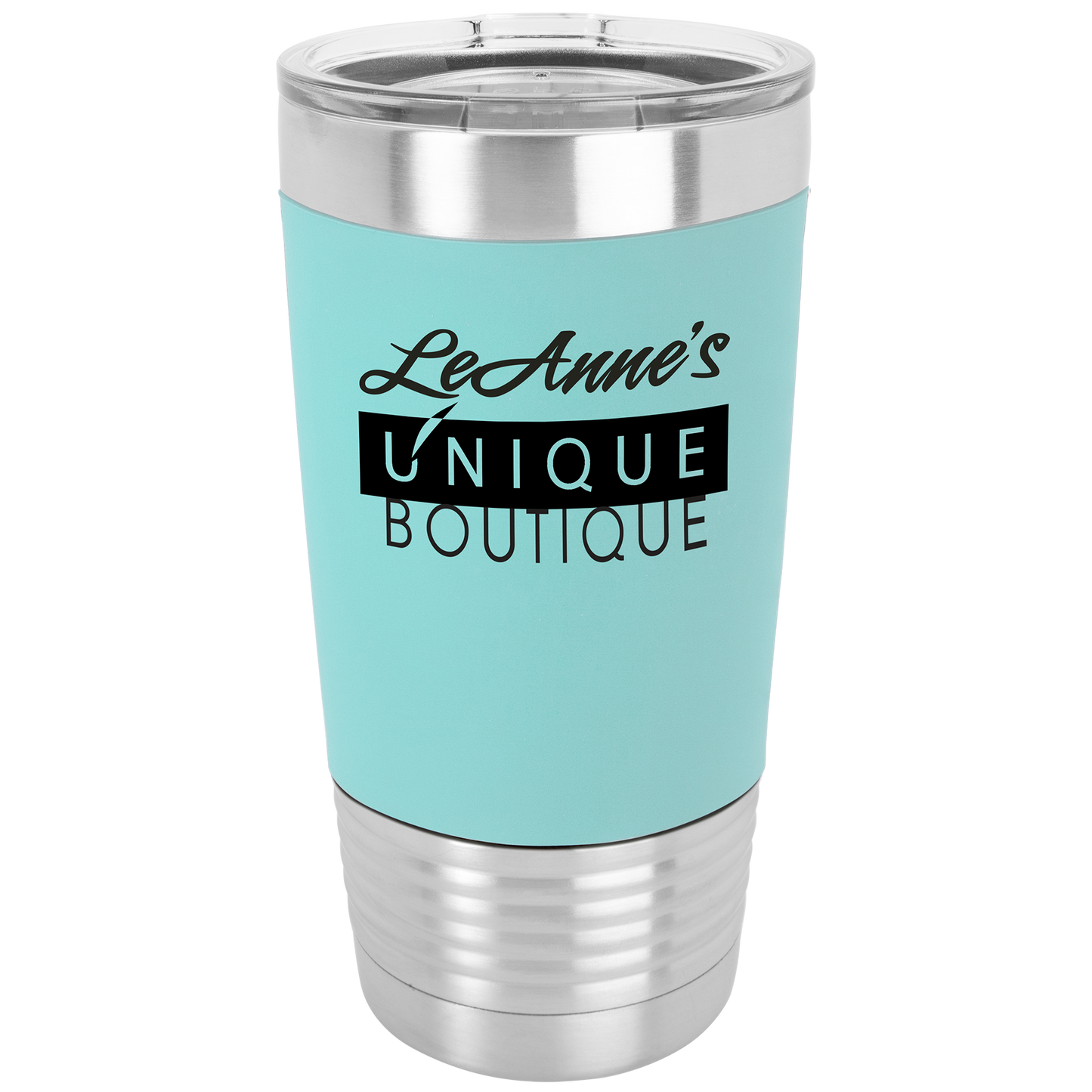 Polar Camel 20 oz tumbler with Silicone Grip and Clear Lid - Beacon Laser Creations LLC
