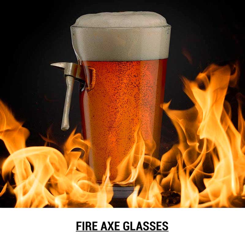 Fire Axe Glasses - Beacon Laser Creations LLC