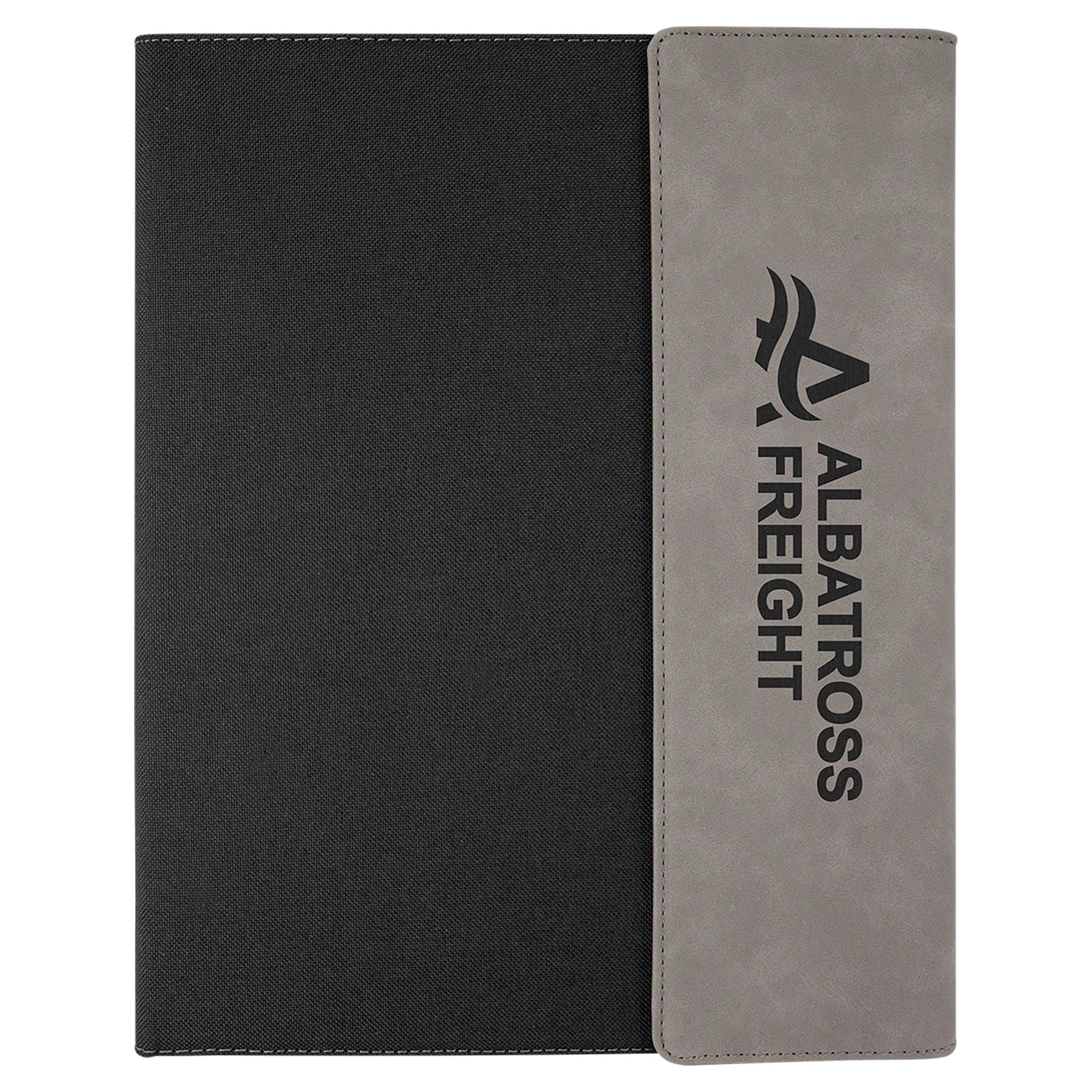 9 1/2" x 12" Laserable Leatherette / Canvas Portfolio with Notepad - Beacon Laser Creations LLC