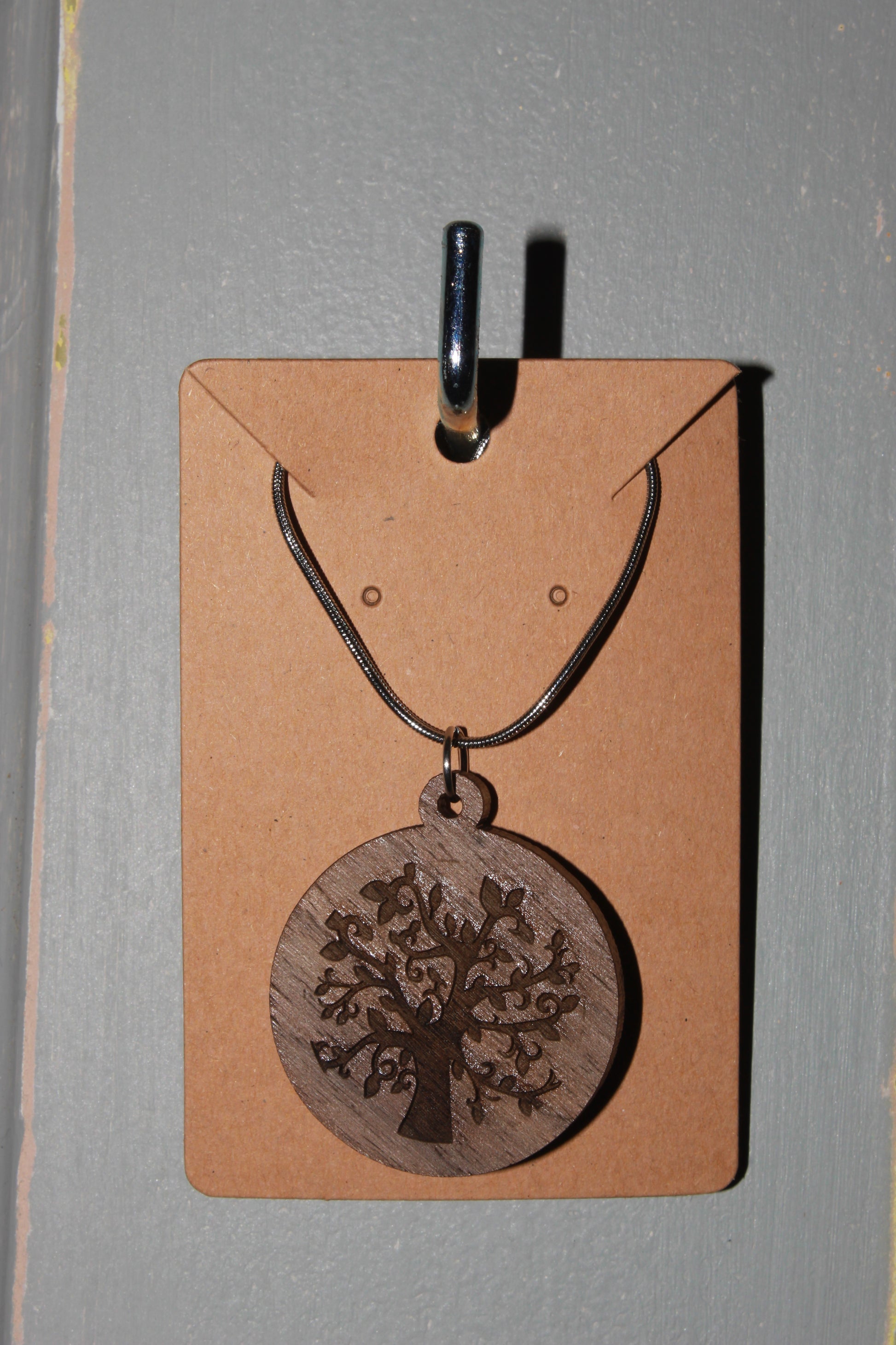 Black Walnut Necklace - Beacon Laser Creations LLC