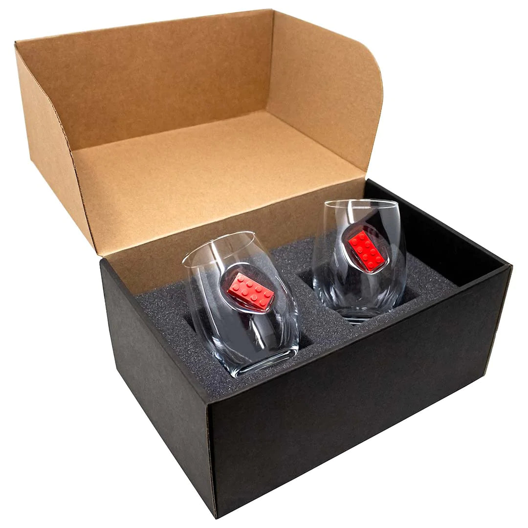Toy Brick Glasses - Beacon Laser Creations LLC