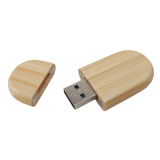 8GB Bamboo flash drive - Beacon Laser Creations LLC