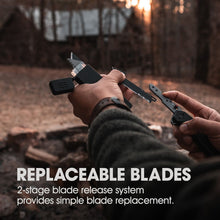 Load image into Gallery viewer, SWIFT EDGE FAST FLIP REPLACEABLE BLADE KNIFE WITH G10 HANDLE
